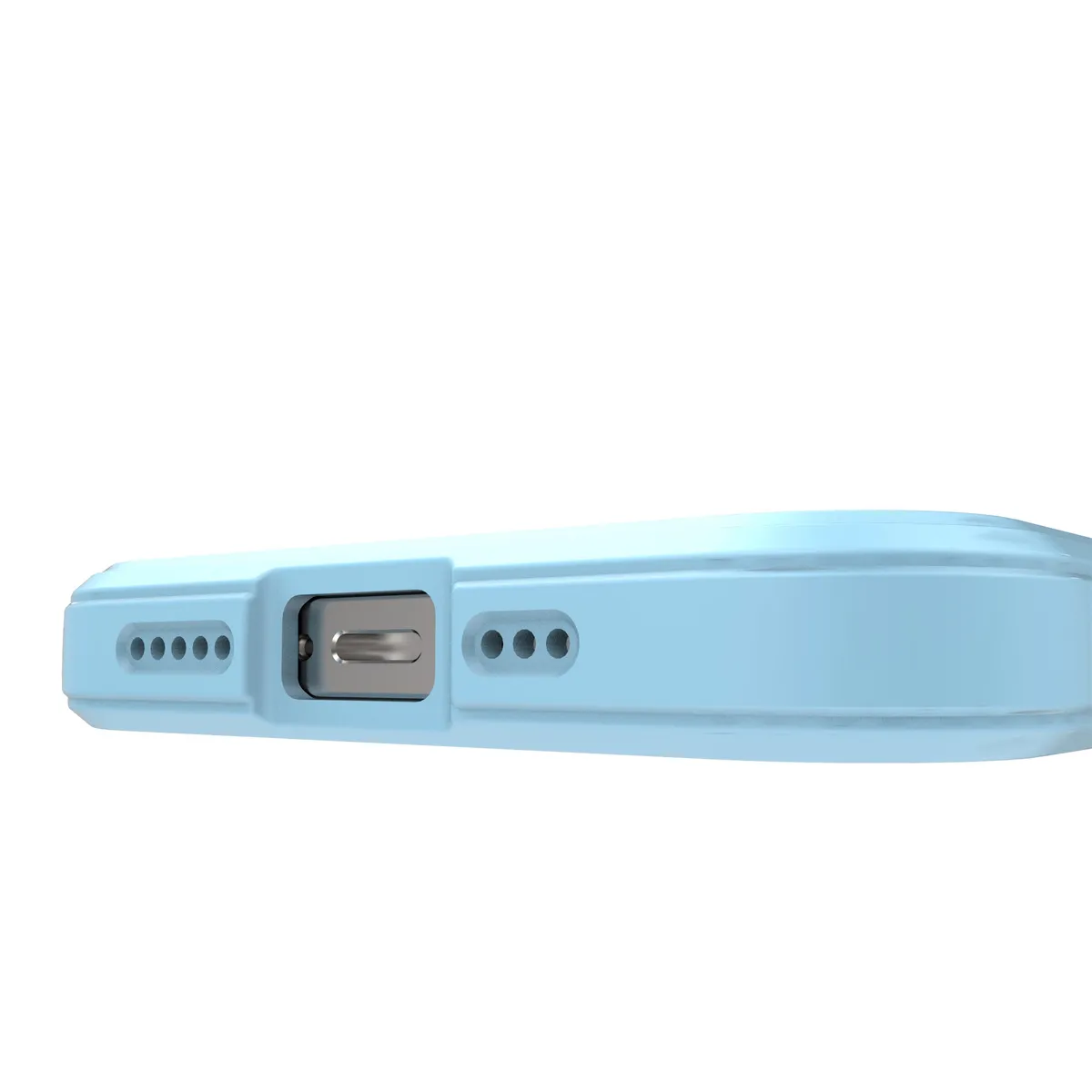 GENERICO - Carcasa Robusta Silicona Para iPhone 14 Pro Max Alta Calidad - Celeste