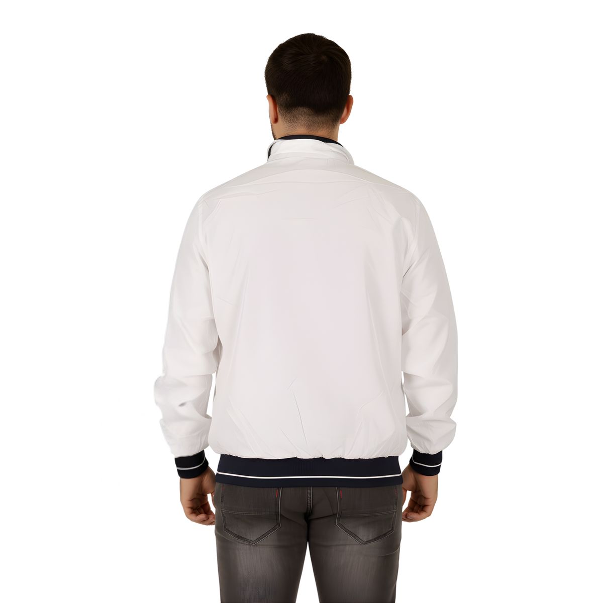 D'JOE - Cortavientos Impermeable Hombre Sin Gorro