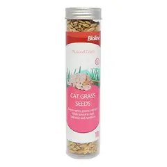 BIOLINE - Pasto para Gatos Kit Semillas Antihairball y Digestivas Cultivo Fácil