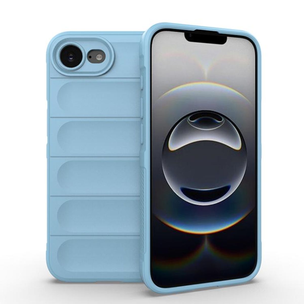 GENERICO - Carcasa Robusta Silicona Para iPhone 16E Alta Calidad - Celeste