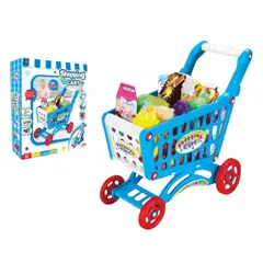 GENERICO - Carrito De Compras Supermercado Juguete Para Niños 56pcs