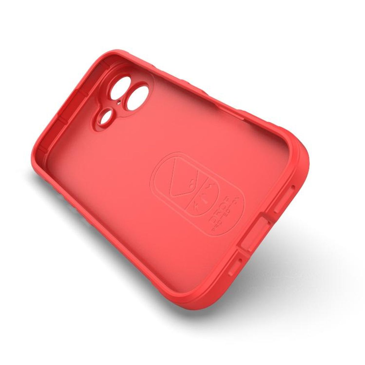 GENERICO - Carcasa Robusta Silicona Para iPhone 17 Alta Calidad - Rojo