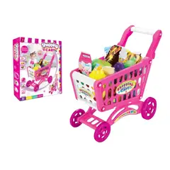 GENERICO - Carrito De Compras Supermercado Juguete Para Niños 56pcs