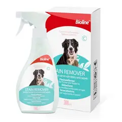 BIOLINE - Quitamanchas 300ml Elimina Olor de Orina de Mascotas Fórmula Alemana Enzimática