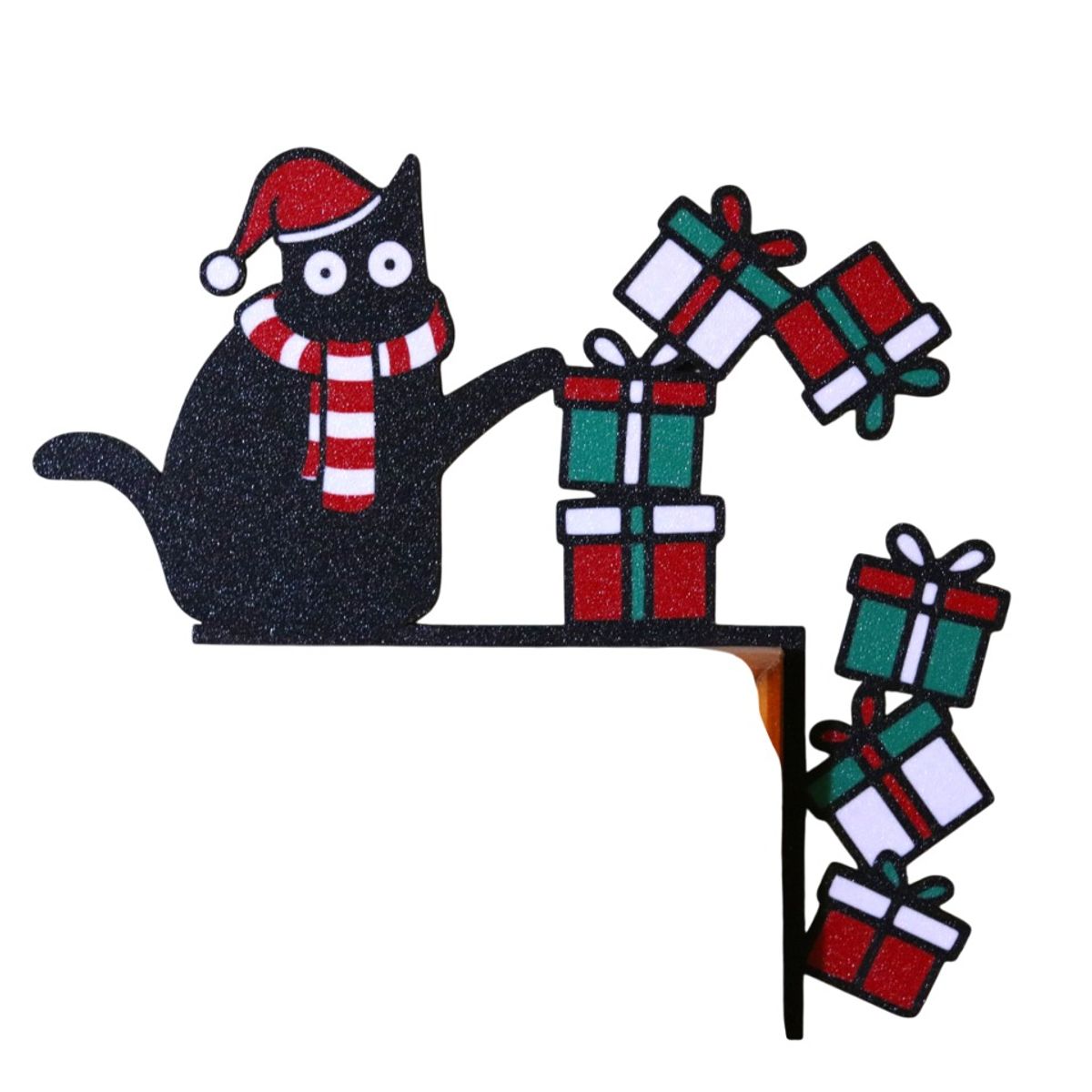GENERICO - Adorno Navidad - Gato Negro
