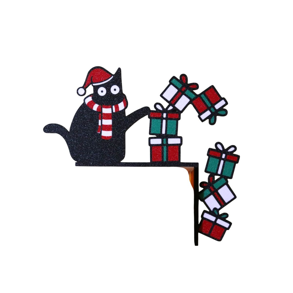 GENERICO - Adorno Navidad - Gato Negro
