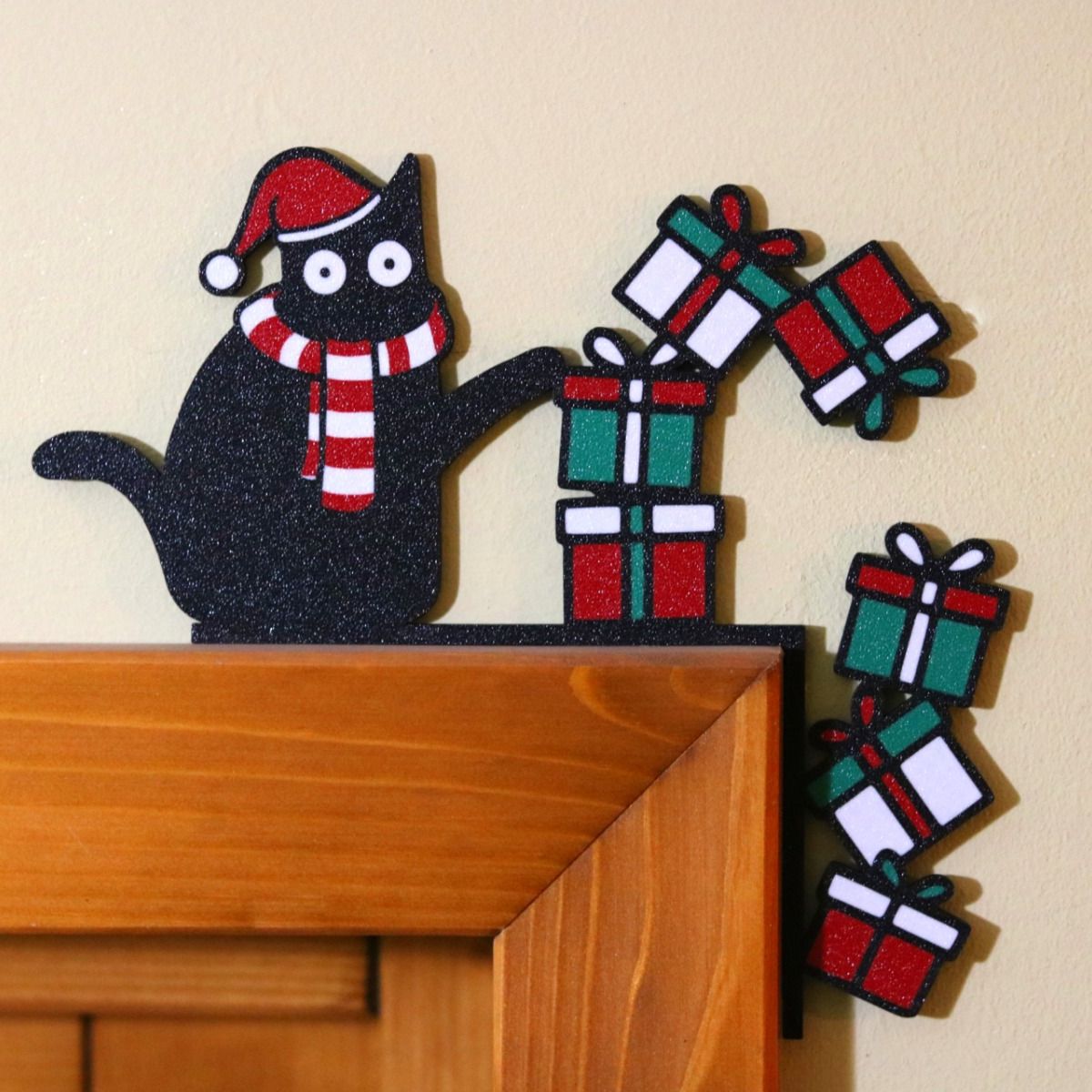 GENERICO - Adorno Navidad - Gato Negro