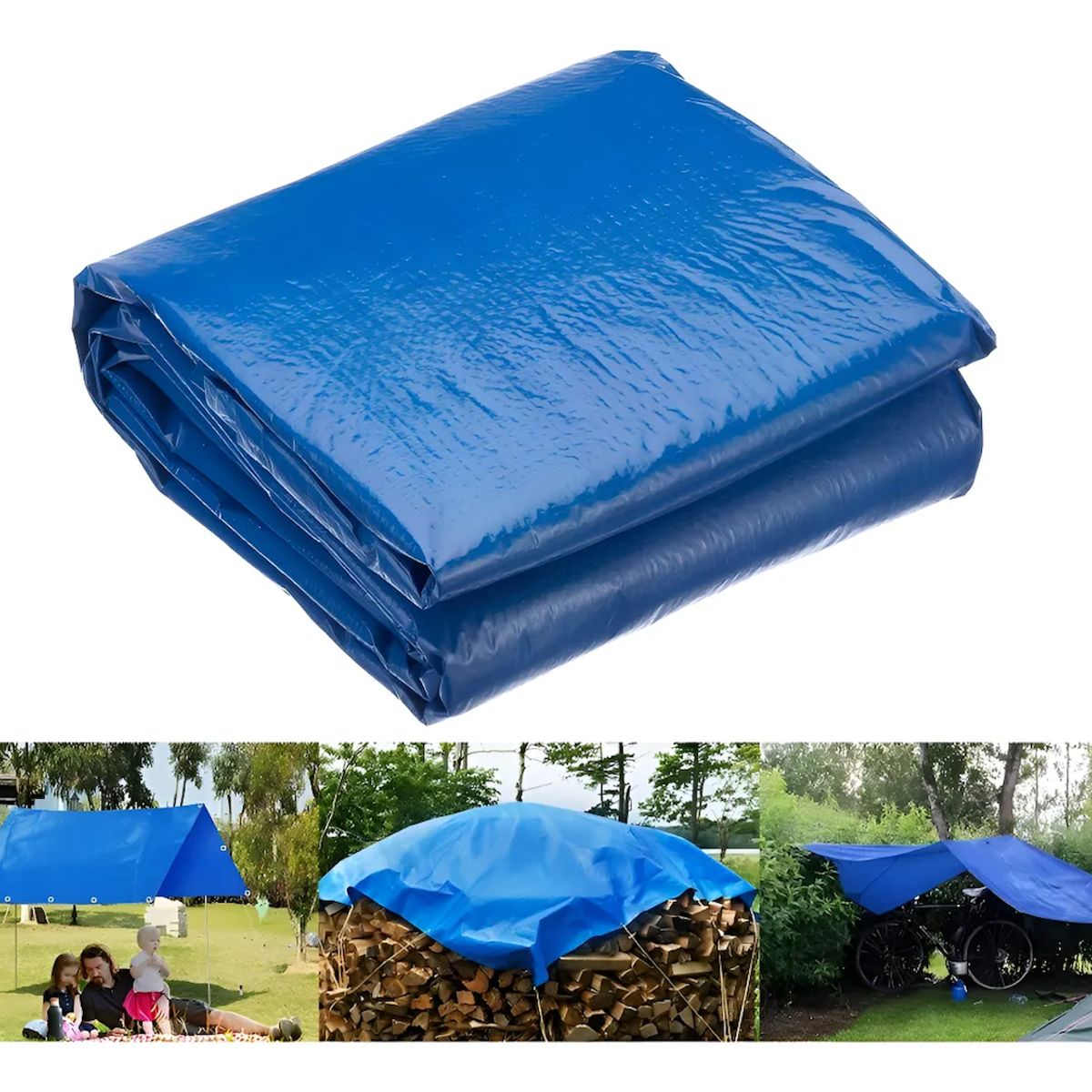 Lona Cobertor Toldo Multiusos Impermeable 6 X 8 Metros, marca GENERICO - Foto Principal