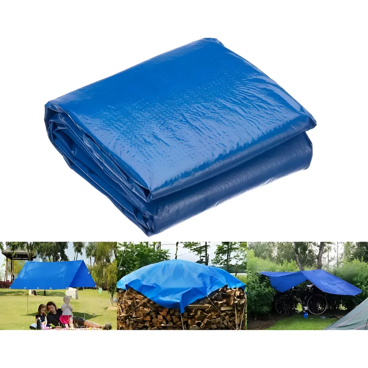Lona Cobertor Toldo Multiusos Impermeable 6 X 8 Metros, marca GENERICO - Foto Principal
