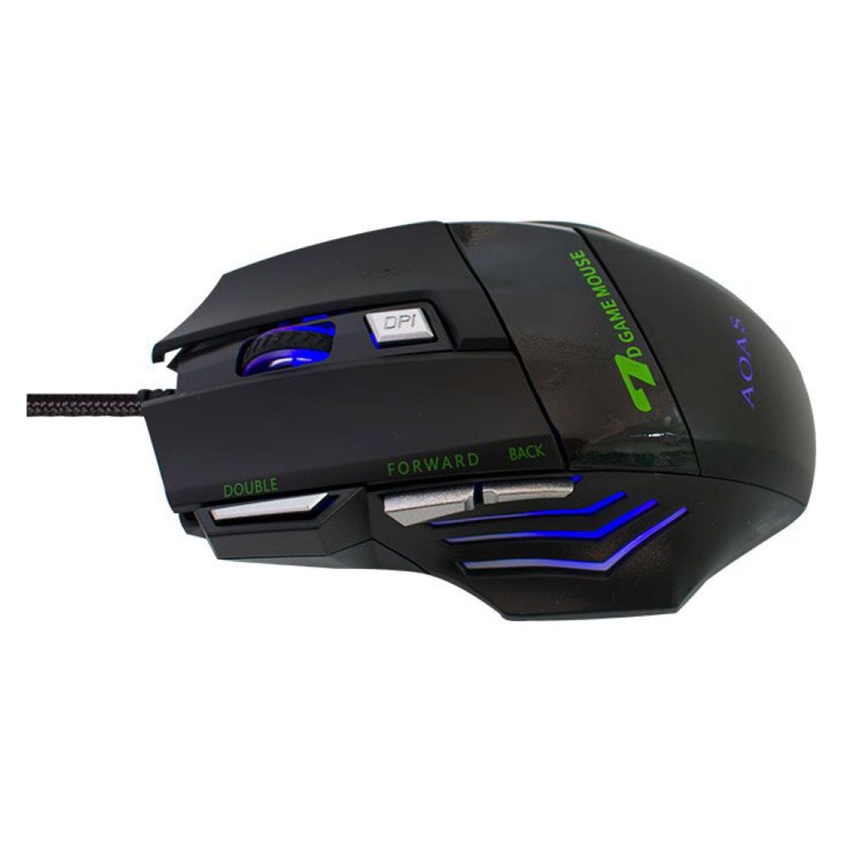 COMPRAPO - Mouse Gamer AOAS K90 3200DPI Ergonómico Iluminado