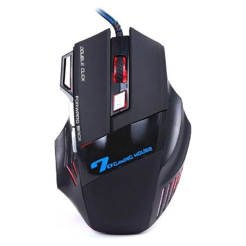 COMPRAPO - Mouse Gamer Weibo X7 3200DPI Ergonómico Iluminado