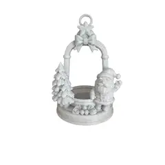 GENERICO - Portavelas Navidad - Árbol y Santa