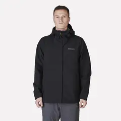 ATAKAMA OUTDOOR - Chaqueta Impermeable Hombre Frontera Thinline Negra