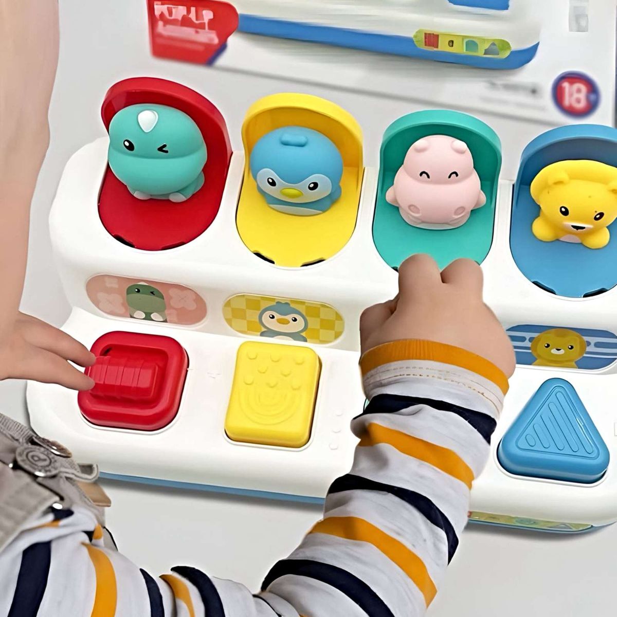 GENERICO - Juguete educativo interactivo de desarrollo colorido para niños y niñas