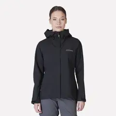 ATAKAMA OUTDOOR - Chaqueta Impermeable Mujer Frontera Thinline Negra