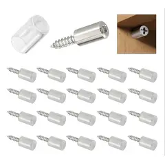 KINDA NICE - 200 Pcs Soporte Repisa De Mueble Y Vidrio Con Manga De Goma