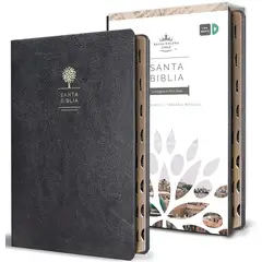ORIGEN - Santa Biblia Rvr 1960.Piel Negro Indice