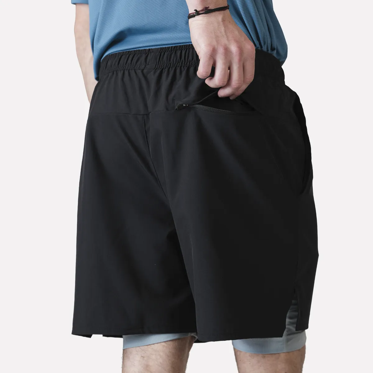 ATAKAMA OUTDOOR - Short Deportivo Hombre Trailfit Negro Atakama Outdoor