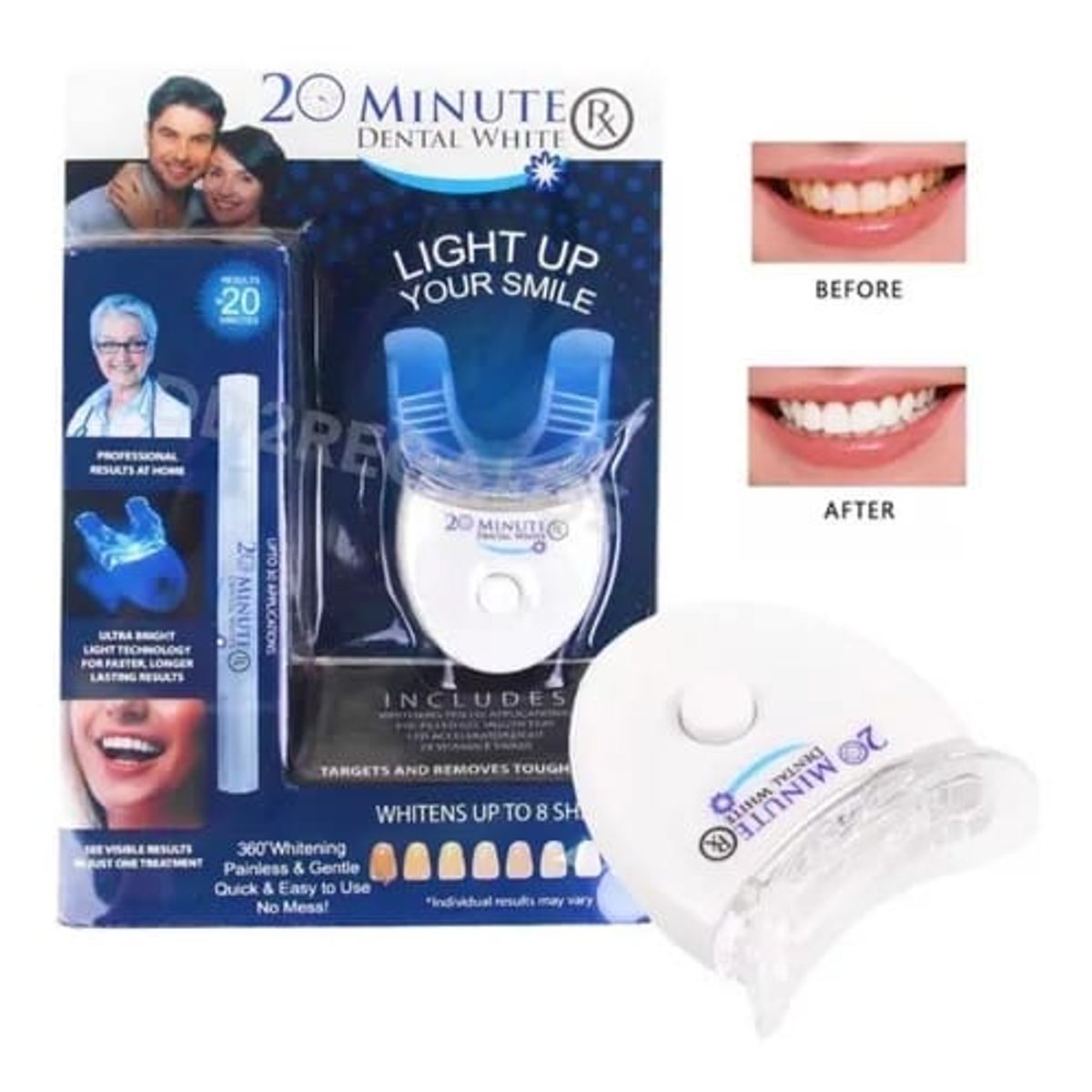 GENERICO - Set Blanqueamiento Dental 20 Minutos