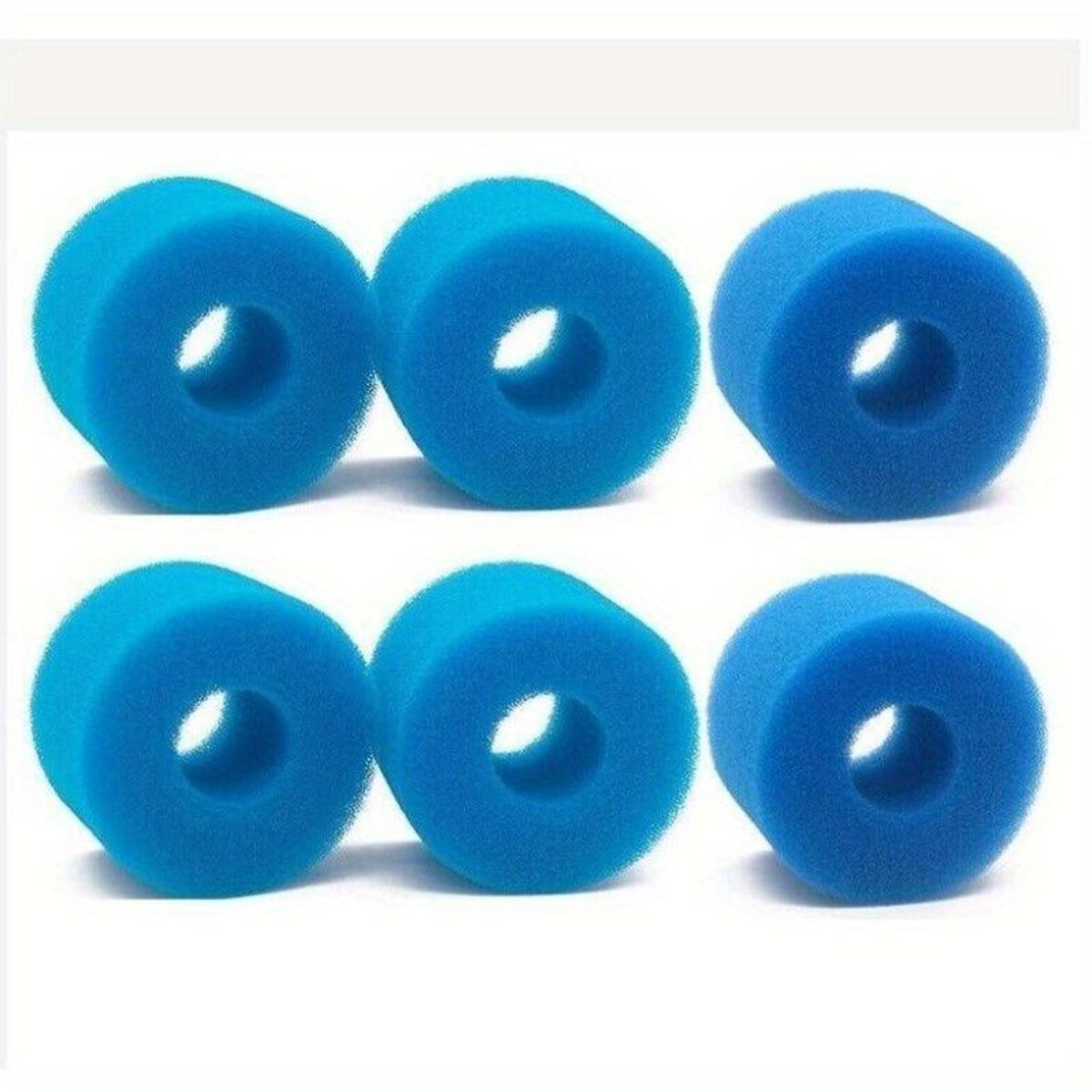 KINDA NICE - 6u Esponja De Filtro De Piscina Espuma Lavable Reutilizable