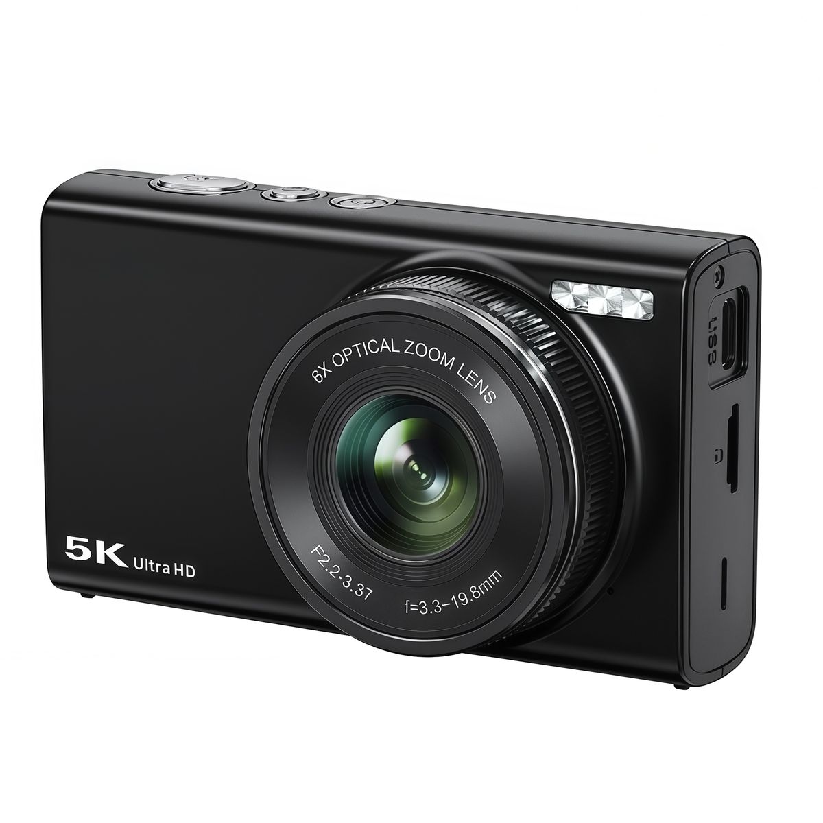 RENVMEXY - Cámara Digital DC422XY - Dual 5K Zoom 6X 96MP