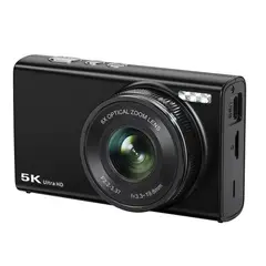 RENVMEXY - Cámara Digital DC422XY - Dual 5K Zoom 6X 96MP