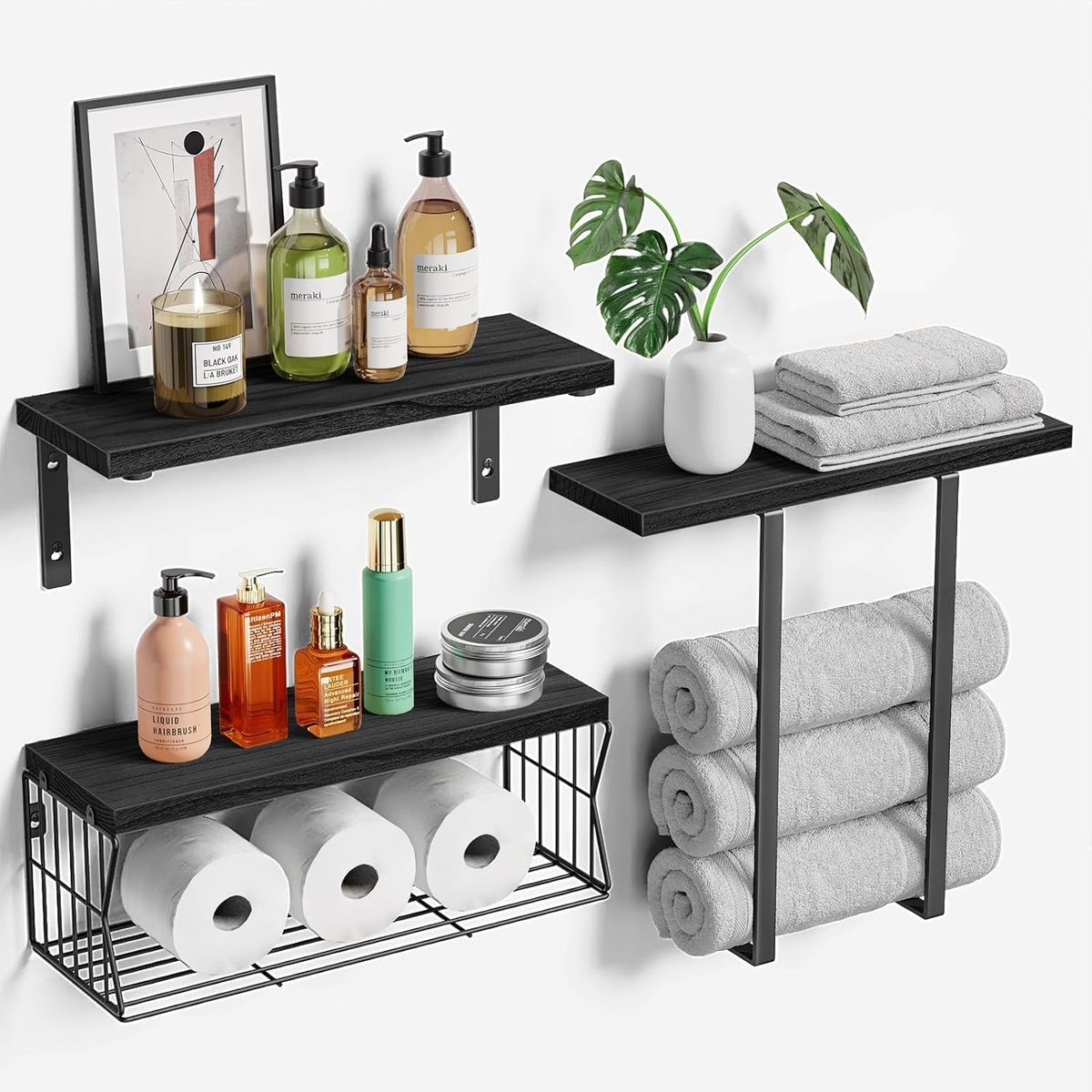 BLUEDREAMER - Flotantes Montaje En Pared Para Baño Y Cocina