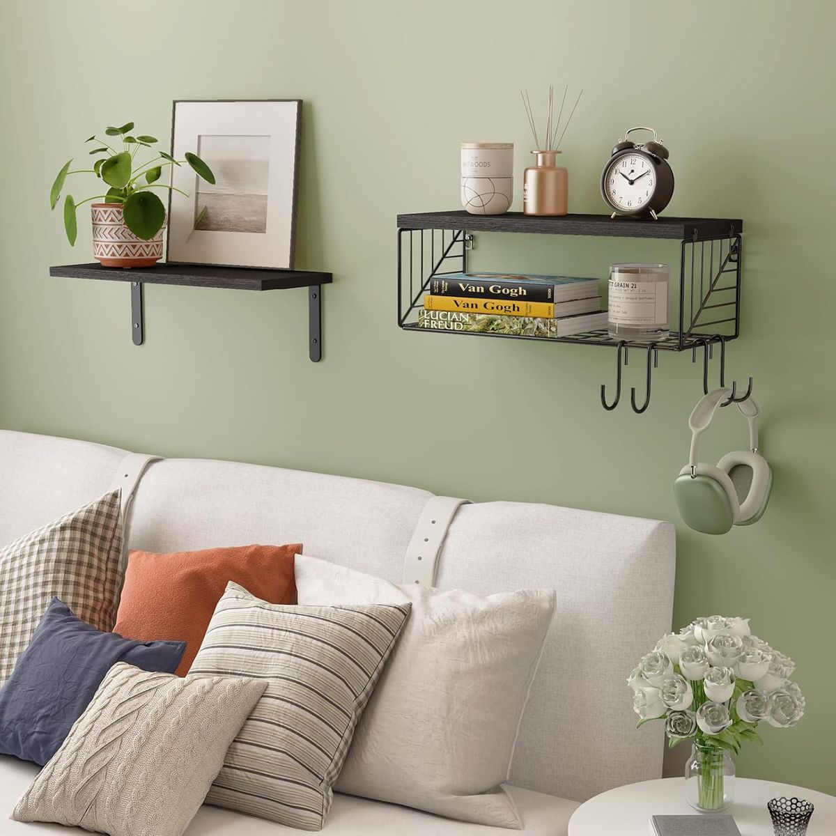 BLUEDREAMER - Flotantes Montaje En Pared Para Baño Y Cocina