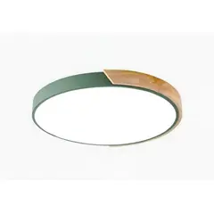 UMEXUS - Lámpara de Techo Moderna 30cm Redondo 3 Colores - Verde