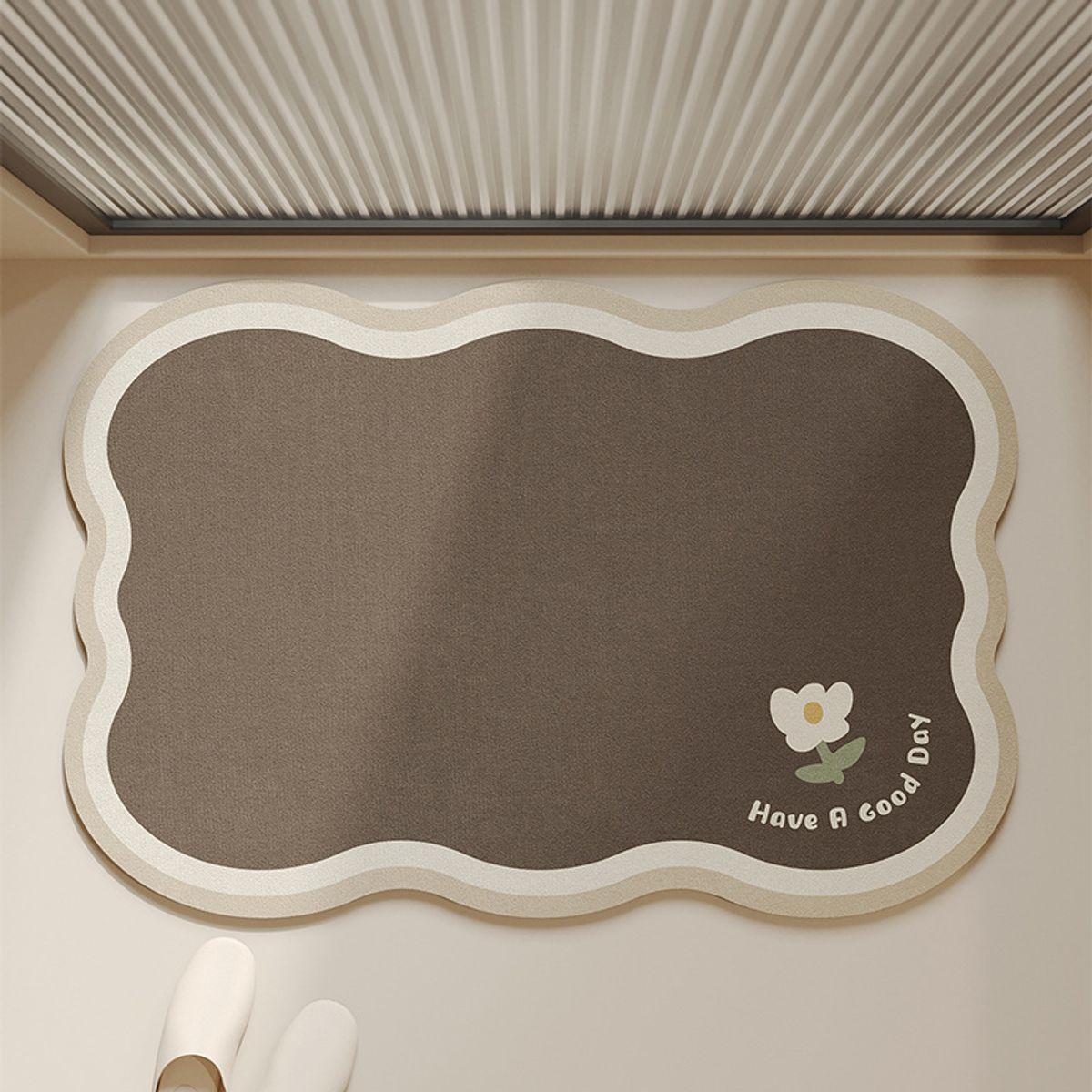 Alfombratapete de baño súper absorbente de secado rápido y antideslizante, marca BLUEDREAMER - Foto Principal