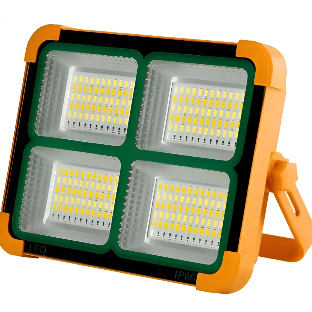 GENERICO - Foco Led Solar Recargable 1000w Emergencia Y Camping Naranja Naranja
