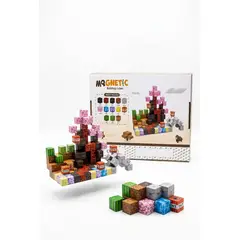 GENERICO - Block bloques de construcción mundo minas 116 pcs magnéticos juguete niños