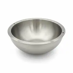 WAKESHOME - Bowl Acero Inoxidable Cuenco con Orificios de Inyeccion de Agua Fria Caliente