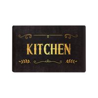 Limpiapiés Kitchen Gold Design 45X75 Da001