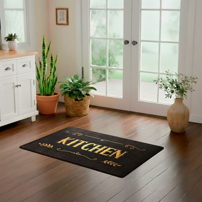 Imagen 2 del producto Limpiapiés Kitchen Gold Design 45X75 Da001