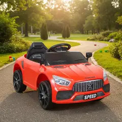 BEBESIT - Auto Eléctrico Meche Premium Niños Niñas Infantil Rojo