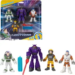 MATTEL - Lightyear Set 4 Figuras Buzz, Zurg, Xl-12, Xl-15 - Imaginext
