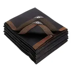 MUNDO MAGIA - Malla Raschel 4x5 90% Sombra Techo Patio Terraza Color Negro