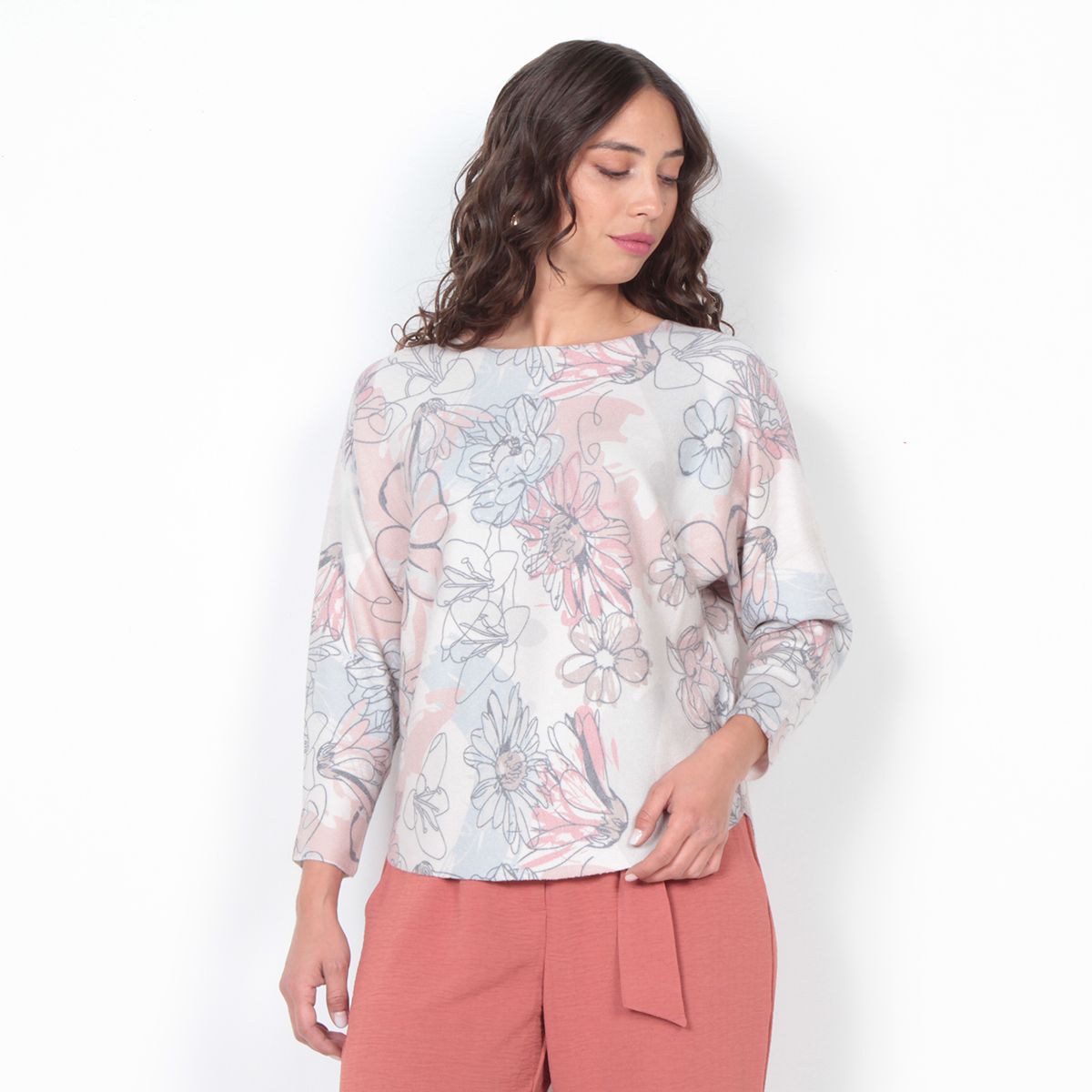 WADOS - SWEATER MANGA 3/4 SUBLIMADO ESCOTE REDONDO