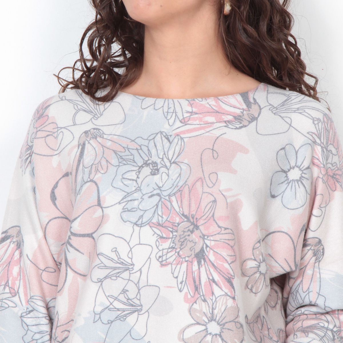 WADOS - SWEATER MANGA 3/4 SUBLIMADO ESCOTE REDONDO