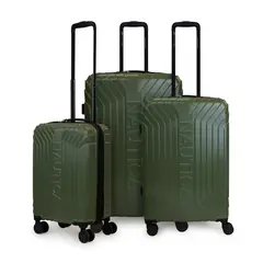 NAUTICA - Set de 3 maletas S+M+L San Blas verde