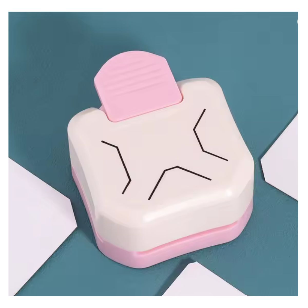 GENERICO - Perforadora De Esquinas 3 En 1 Para Tarjetas, Manualidades