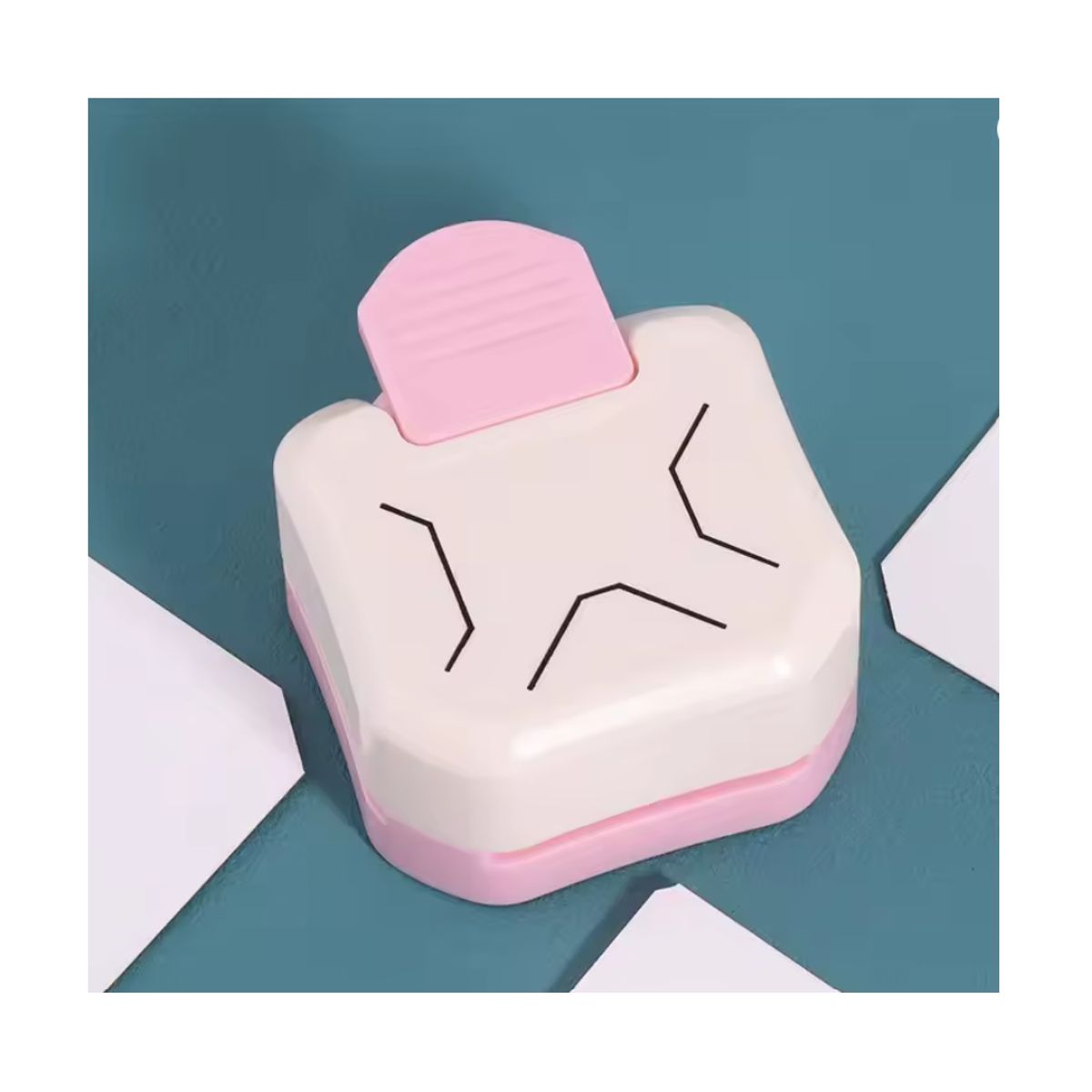 GENERICO - Perforadora De Esquinas 3 En 1 Para Tarjetas, Manualidades