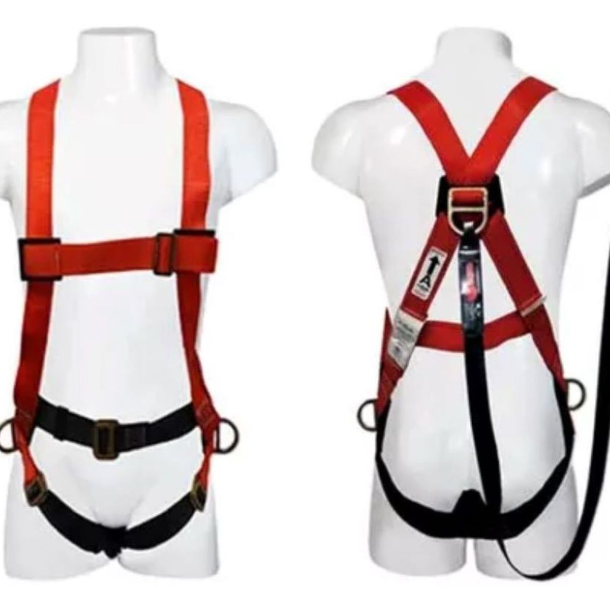 METALFER - Arnes De Seguridad 3 Argollas Estandar Ajustable Talla XXL