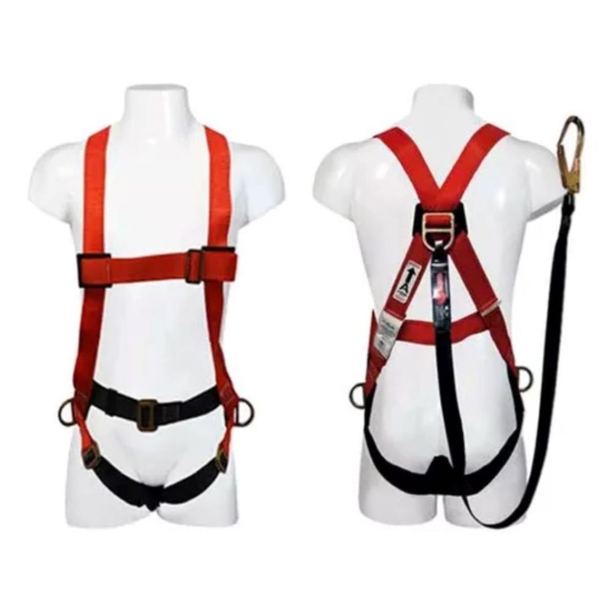 METALFER - Arnes De Seguridad 3 Argollas Estandar Ajustable Talla XXL