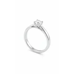 JOYAS LANDEROS - Anillo Solitario Plata Italiana 925 con Circón de Alta Calidad