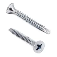 METALFER - Tornillo Volcanita Zn Pta Broca De 8 X2 1 /2 (bolsa 1.000 Un)