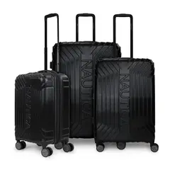 NAUTICA - Set de 3 maletas San Blas S+M+L negro