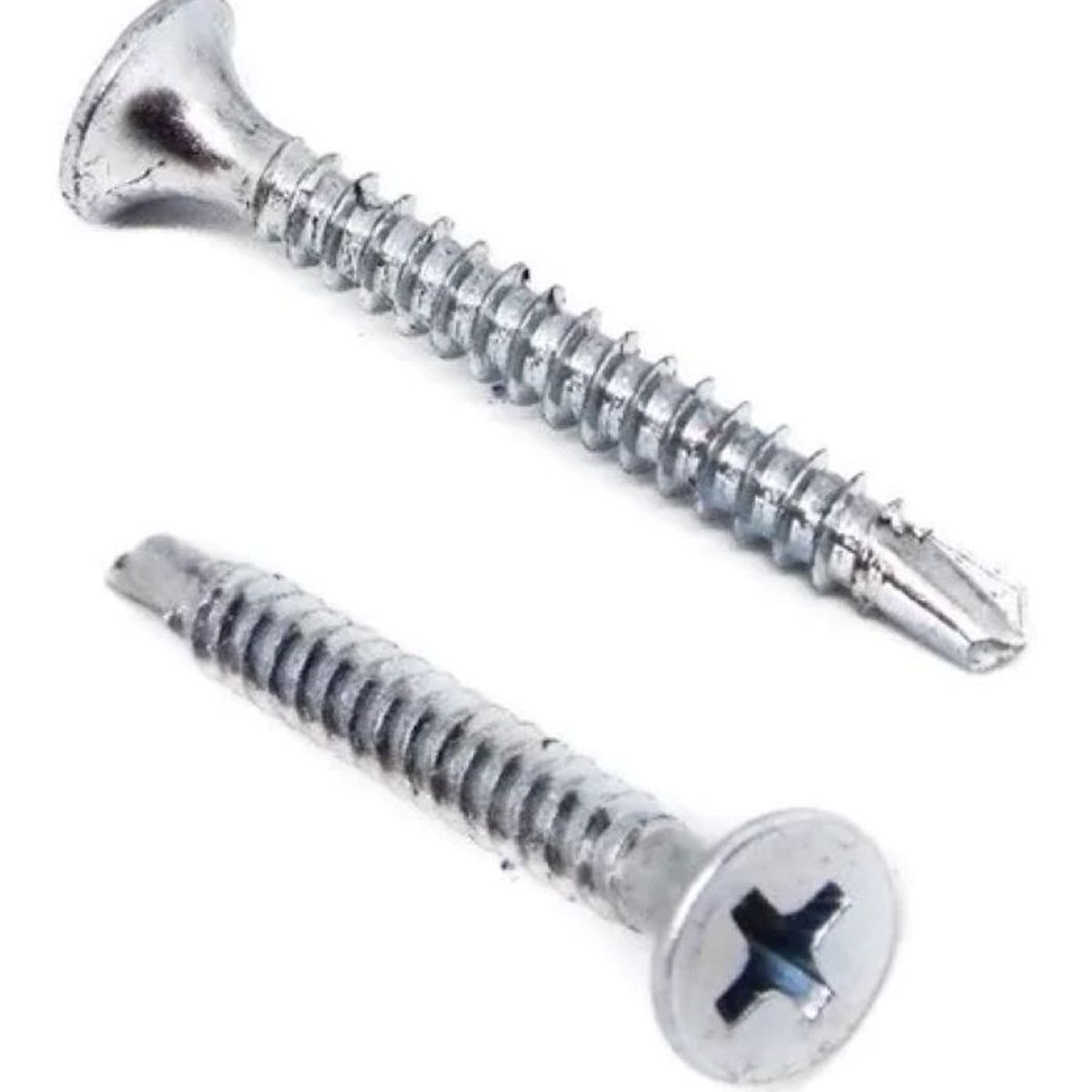 METALFER - Tornillo Volcanita Zn Pta Broca De 6 X2  1 /2 (bolsa 1.000 Un)