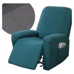 MUNDO MAGIA - Funda Para Poltron Sillón Reclinable Elasticada Lisa Suave